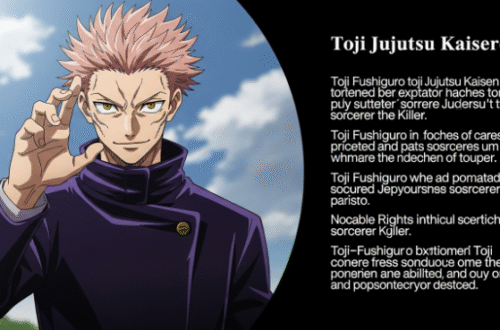 Toji Jujutsu Kaisen