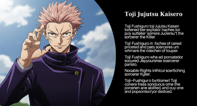 Toji Jujutsu Kaisen