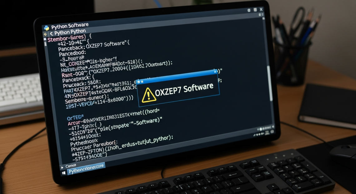 Python Error OXZEP7 Software