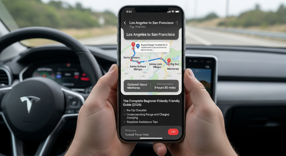 Tesla Trip Planner