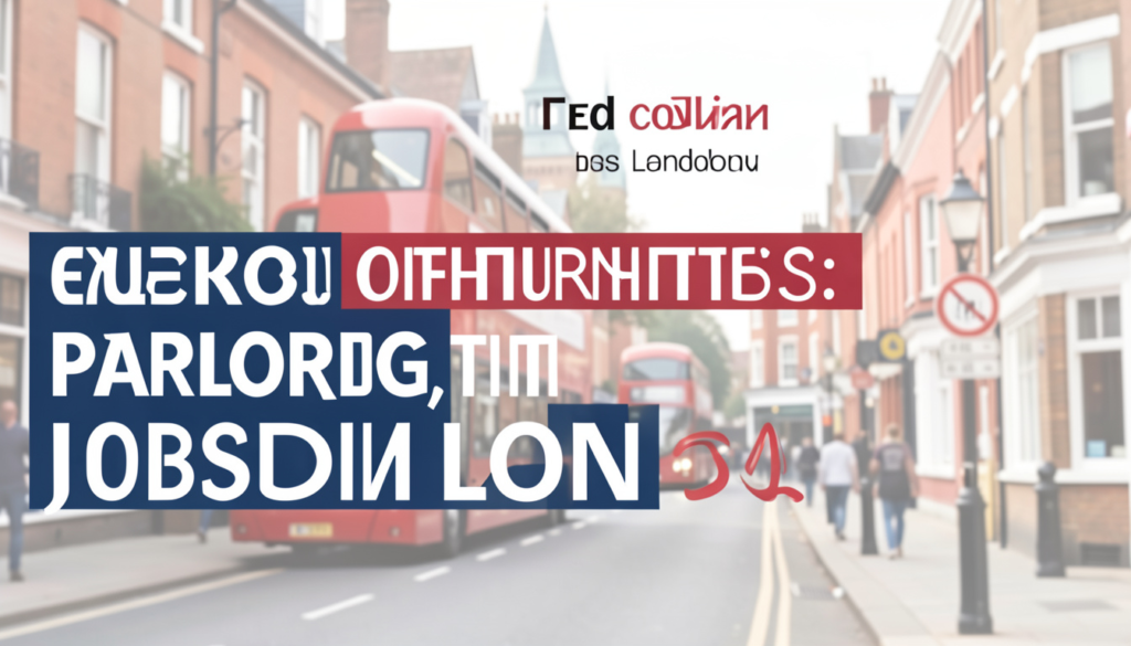 Flexible Opportunities: Exploring Part Time Jobs in London