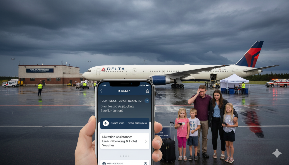 delta dl153 diversion