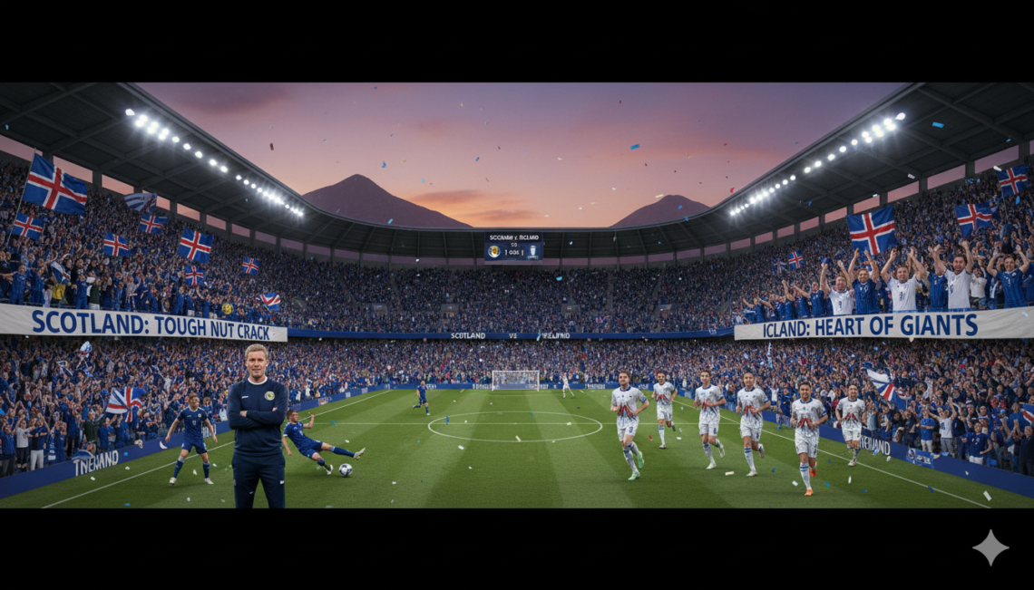 Scotland national football team vs Iceland national football team lineups