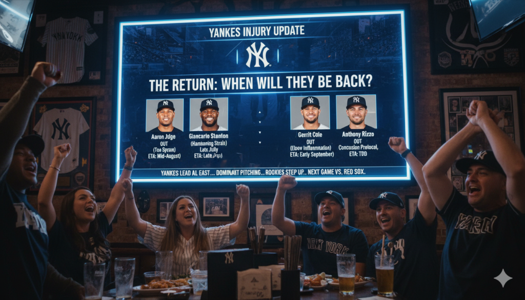 New York Yankees Injury Report: Latest Updates on Cole, Dominguez, Rodon, and More