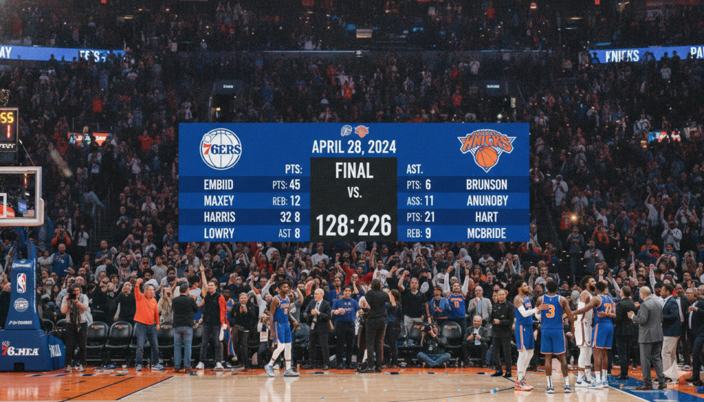 76ers vs Knicks Match Player Stats: Full Box Scores & Deep Analysis