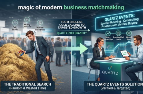 quartz events sponsor matching companies